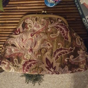 NWOT beautiful brocade clutch